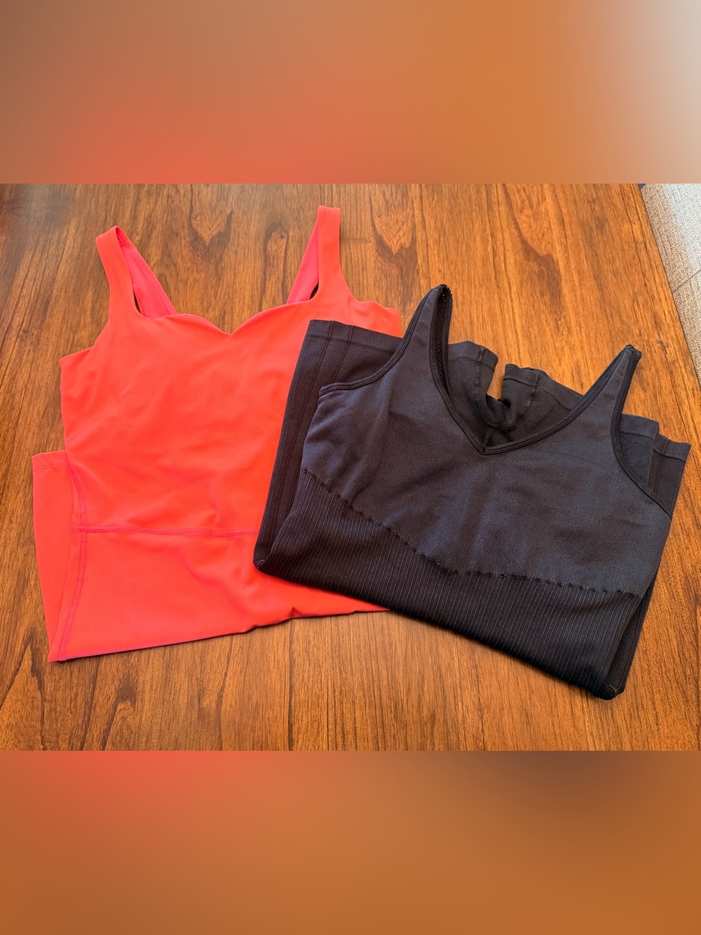 Women's Joylab Short Active Bodysuits Pink and Black